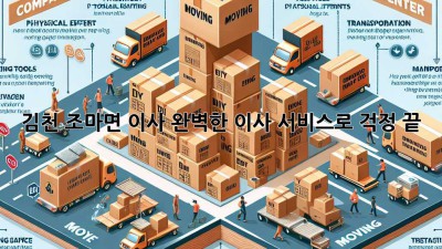 김천 조마면 이사🏠, 완벽한 이사 서비스로 걱정 끝! ✨